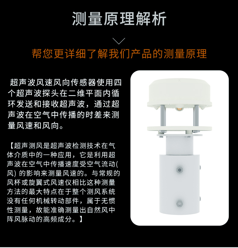 超聲波風(fēng)速傳感器測量原理解析圖
